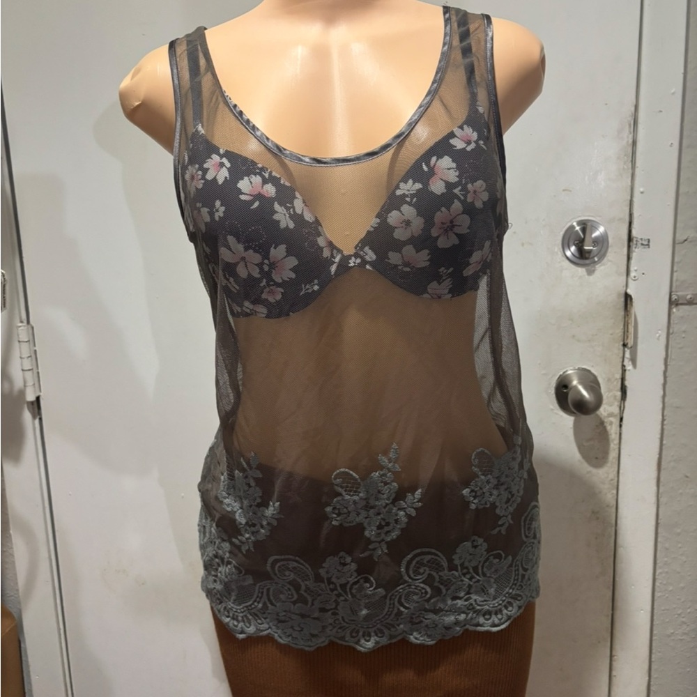 Banana Republic Slate Gray Mesh,